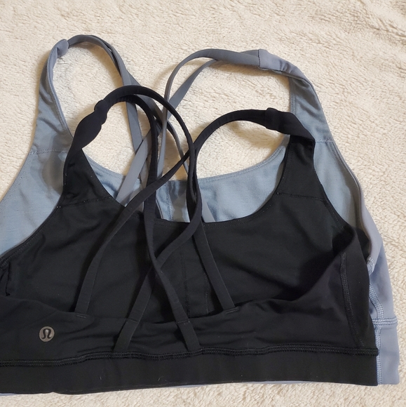 Lululemon Energy Bra Size 8? Black - Picture 6 of 7